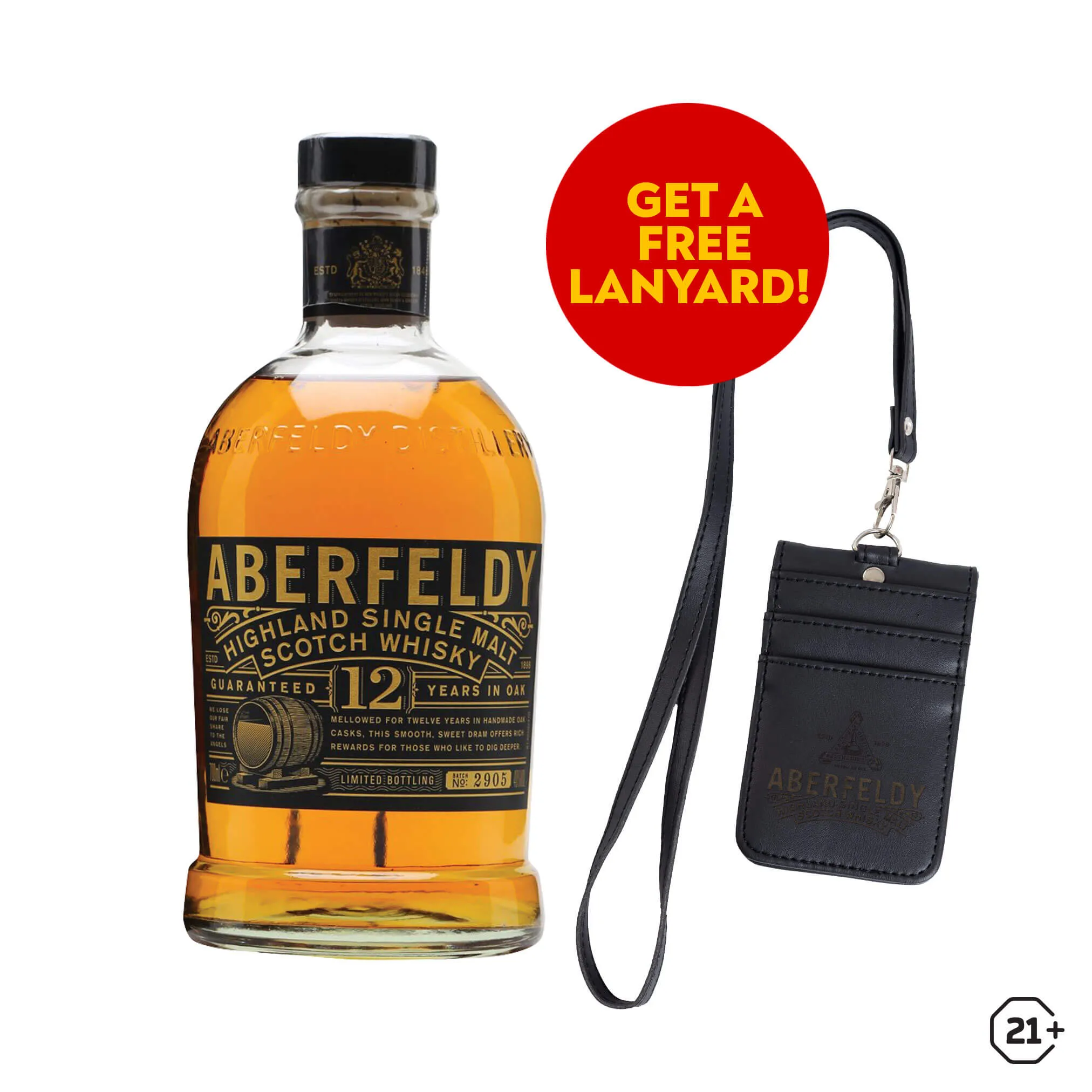 Aberfeldy 12yrs - Single Malt Whisky - 750ml