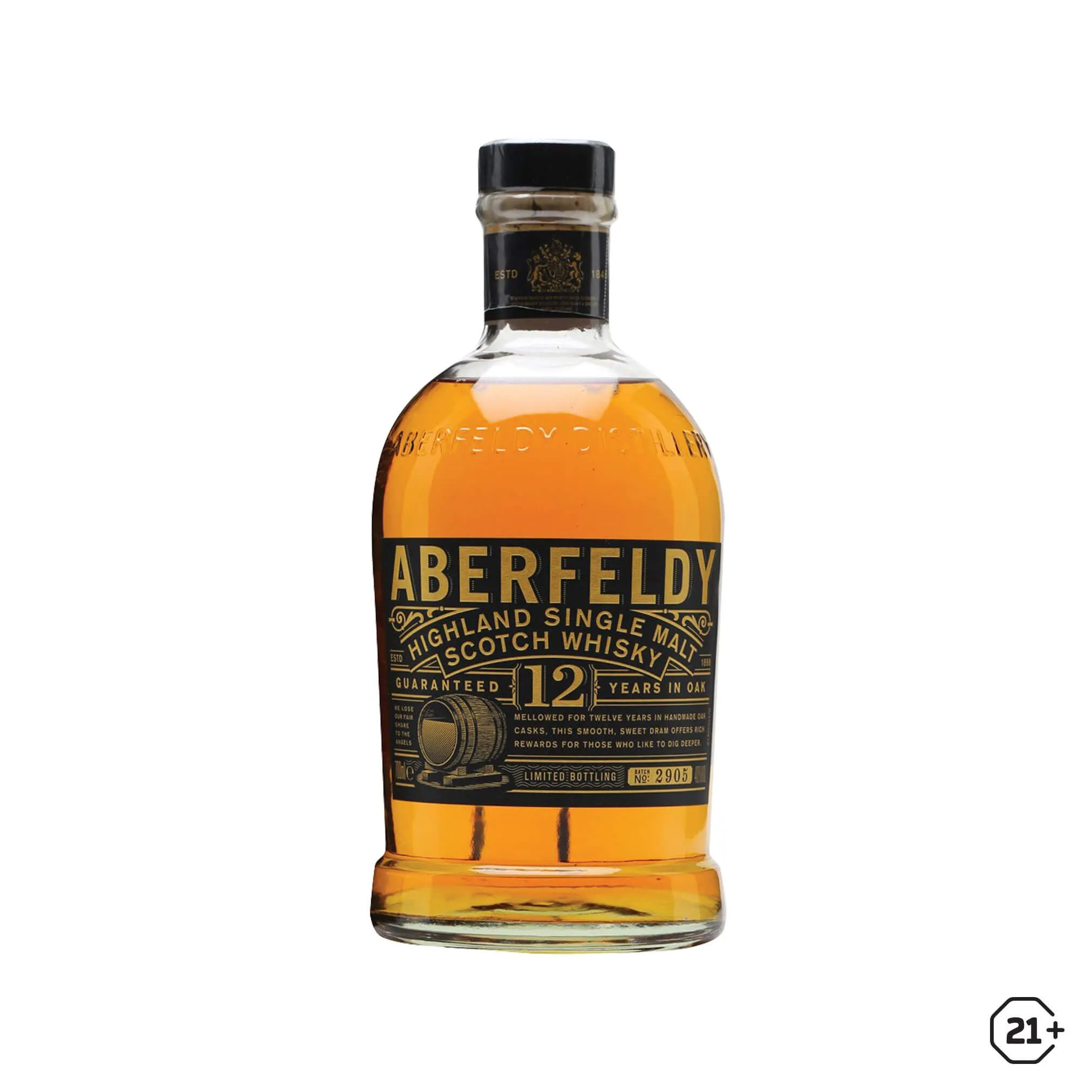 Aberfeldy 12yrs - Single Malt Whisky - 750ml