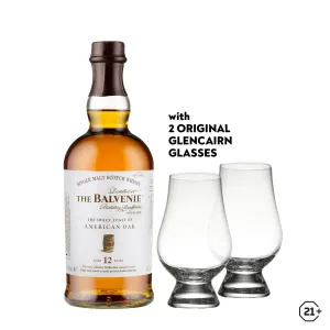 Balvenie 12yrs American Oak 700ml   Glencairn Glass 2pcs