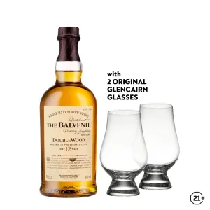 Balvenie 12yrs Doublewood 700ml   Glencairn Glass 2pcs