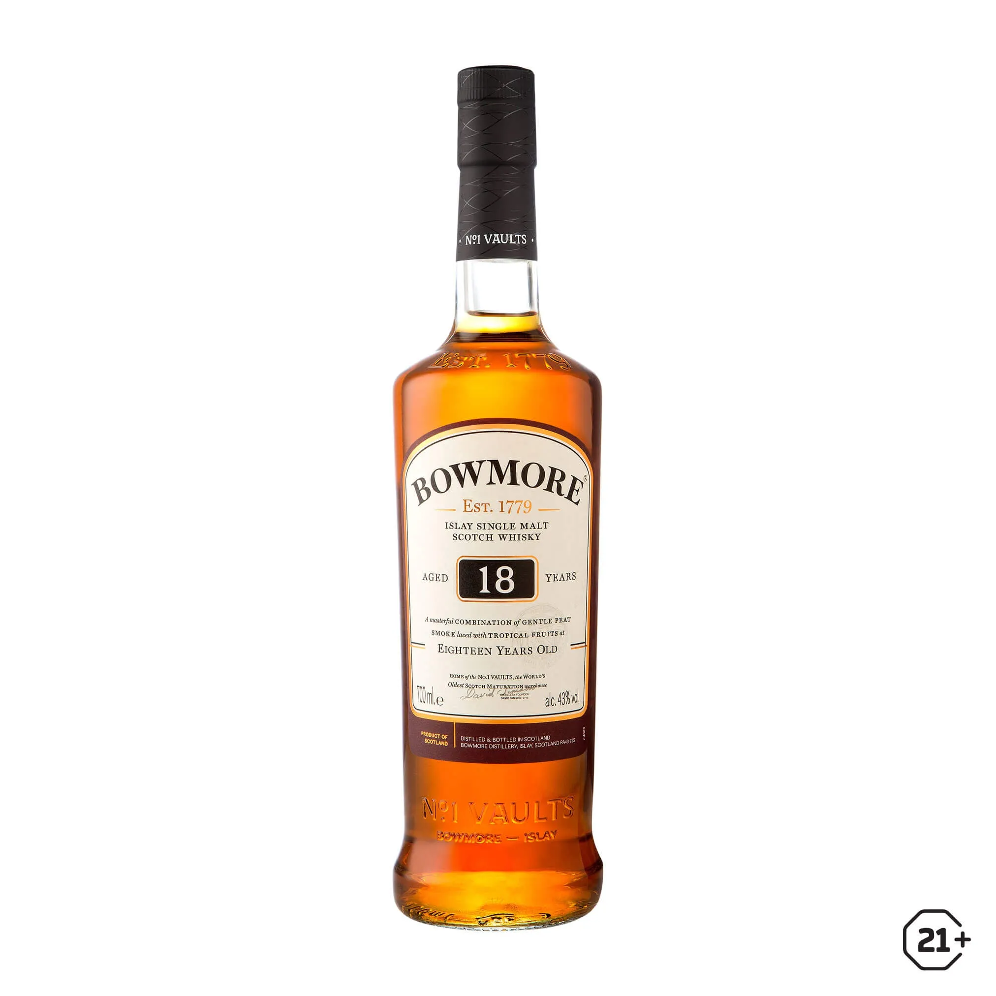 Bowmore 18yrs - Single Malt Whisky - 700ml