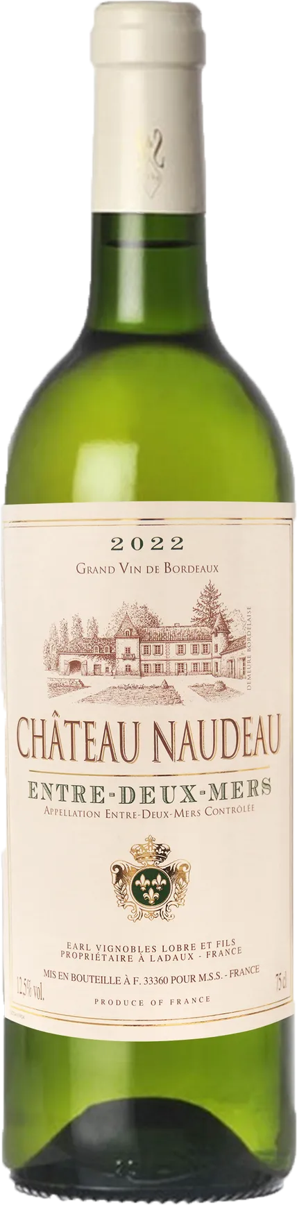 Ch Naudeau Blanc 2022 Entre Deux Mers