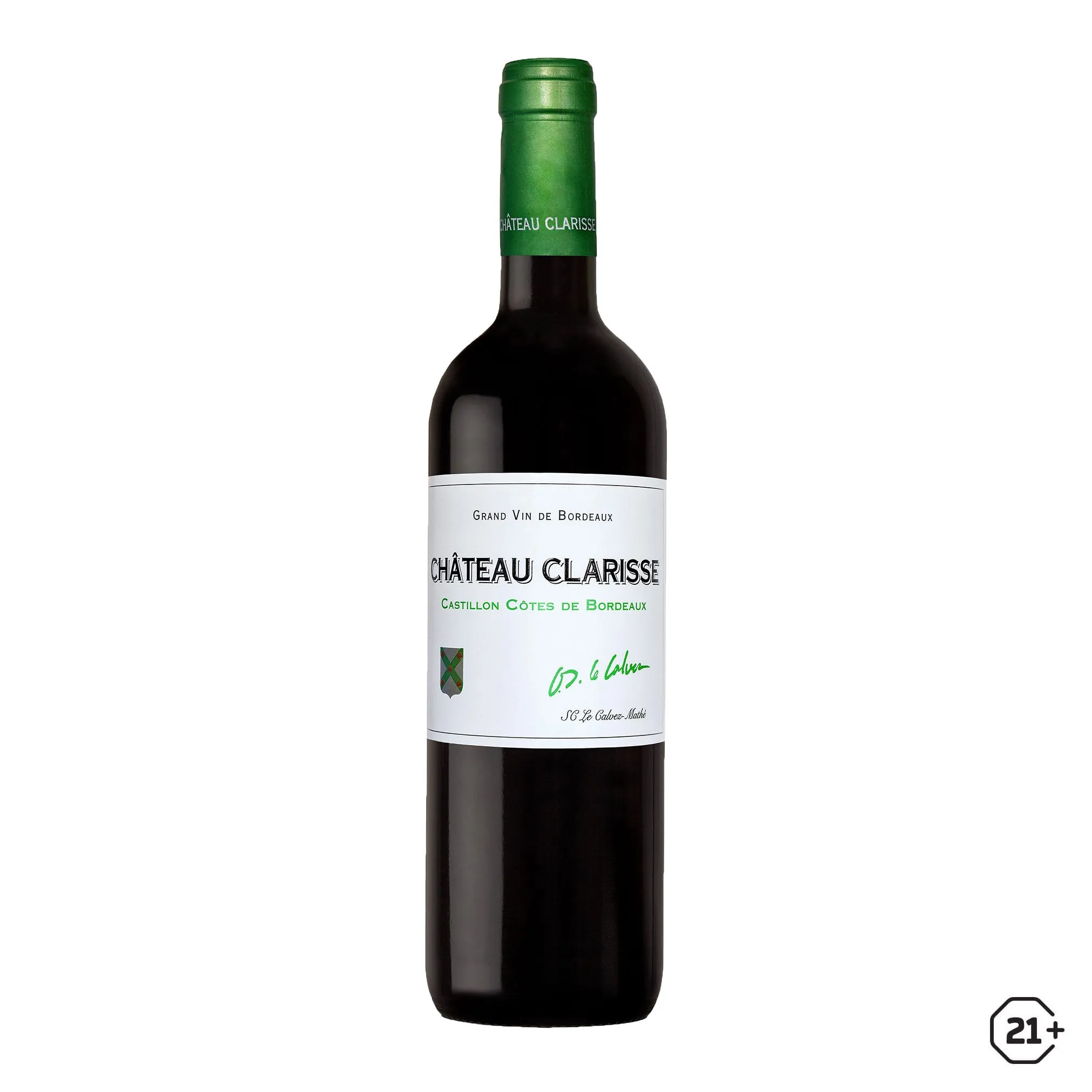Chateau Clarisse - AOC Castillon Cotes de Bordeaux - Merlot - 2016 - 750ml
