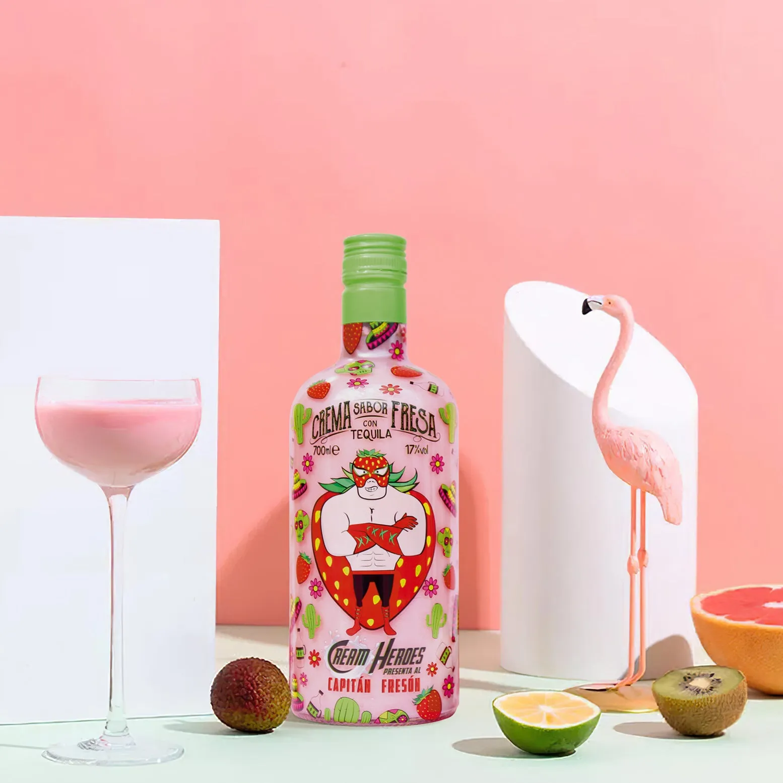 Cream Heroes - Capitan Freson Strawberry - 700ml