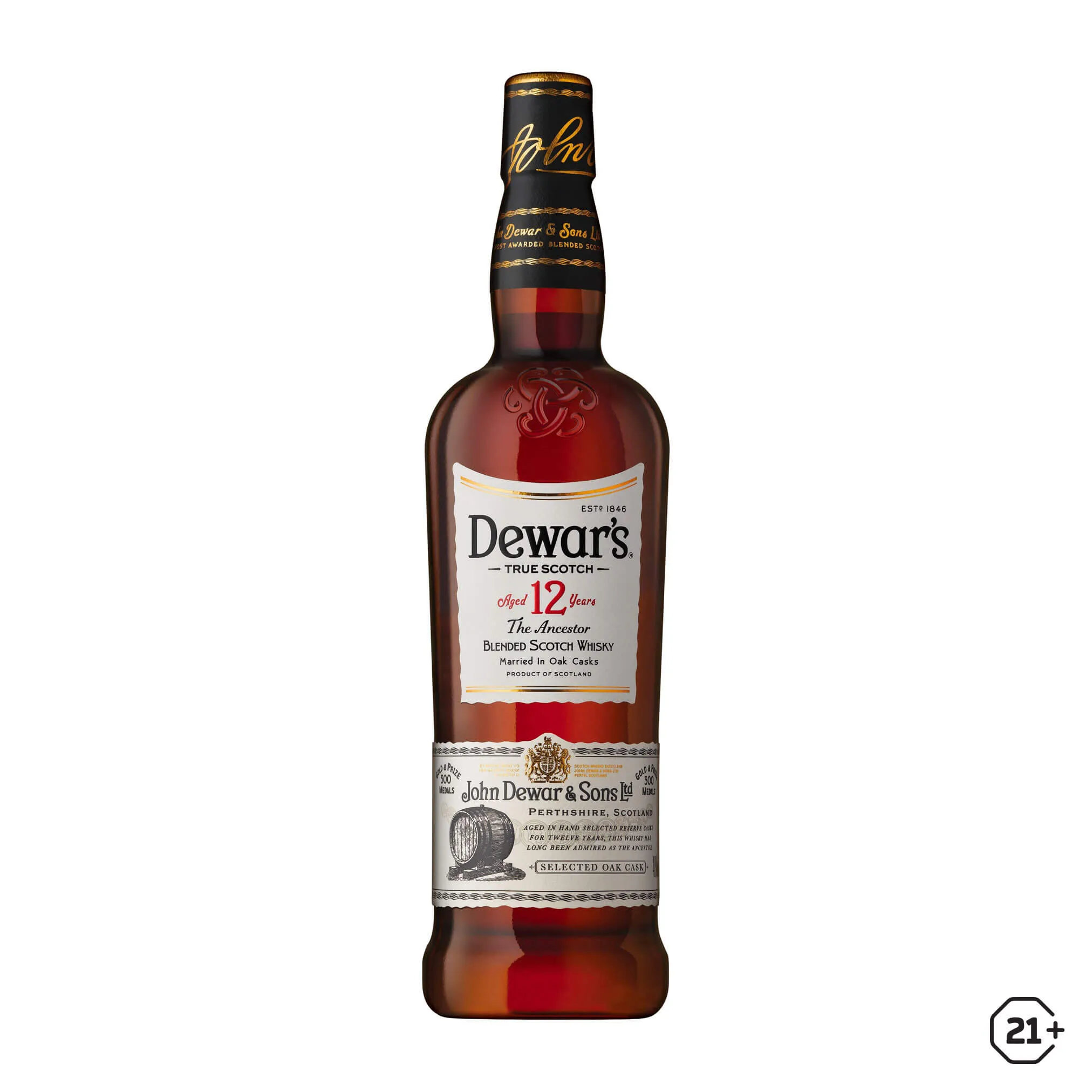 Dewars 12yrs - Blended Whisky - 750ml