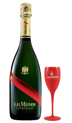 G. H. Mumm NV Brut 750ml   Plastic Champagne Cup