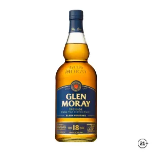 Glen Moray 18yrs - Single Malt Whisky - 700ml