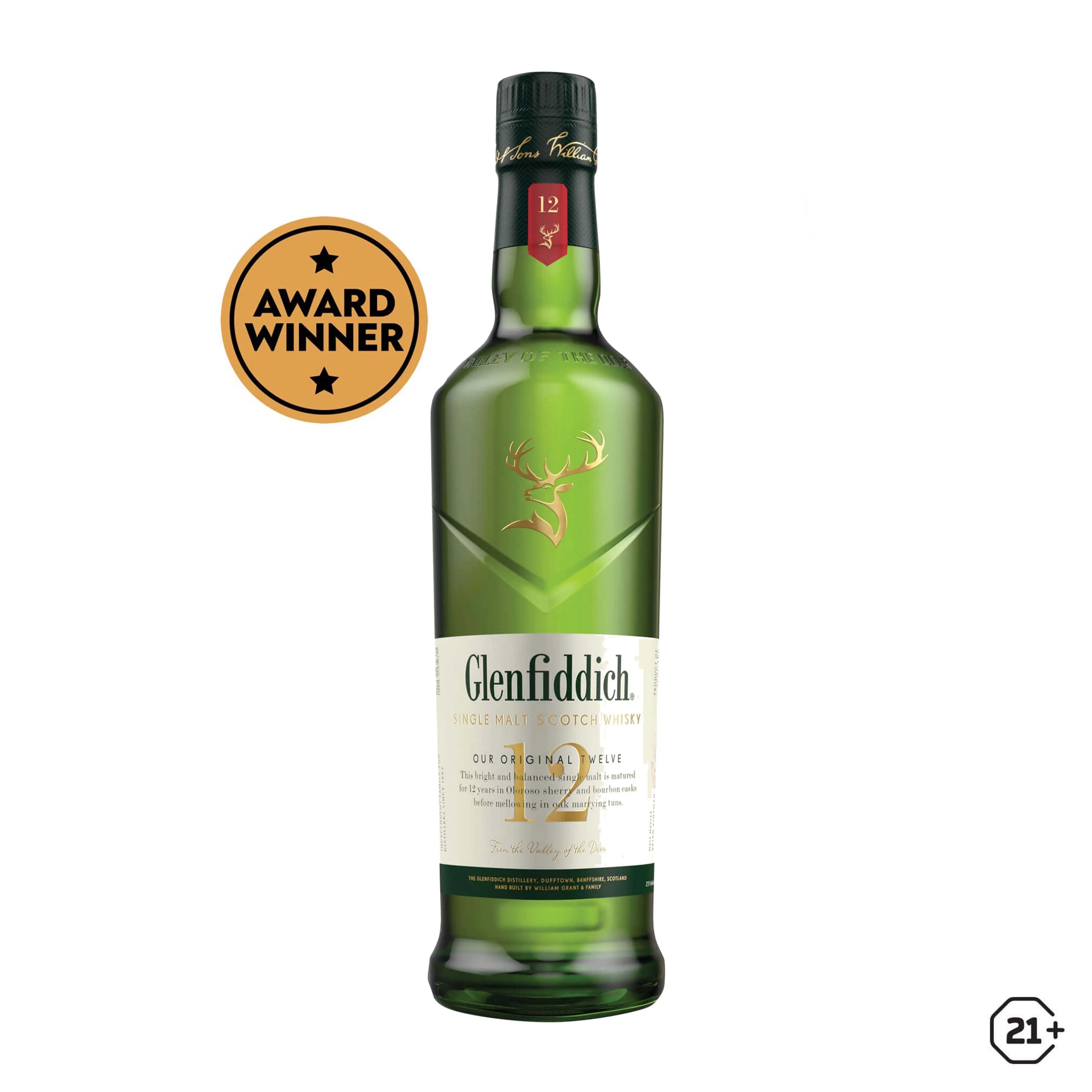 Glenfiddich 12yrs - Single Malt Whisky - 700ml