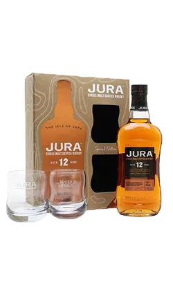 Isle of Jura 12YO 700ml & 2 glasses