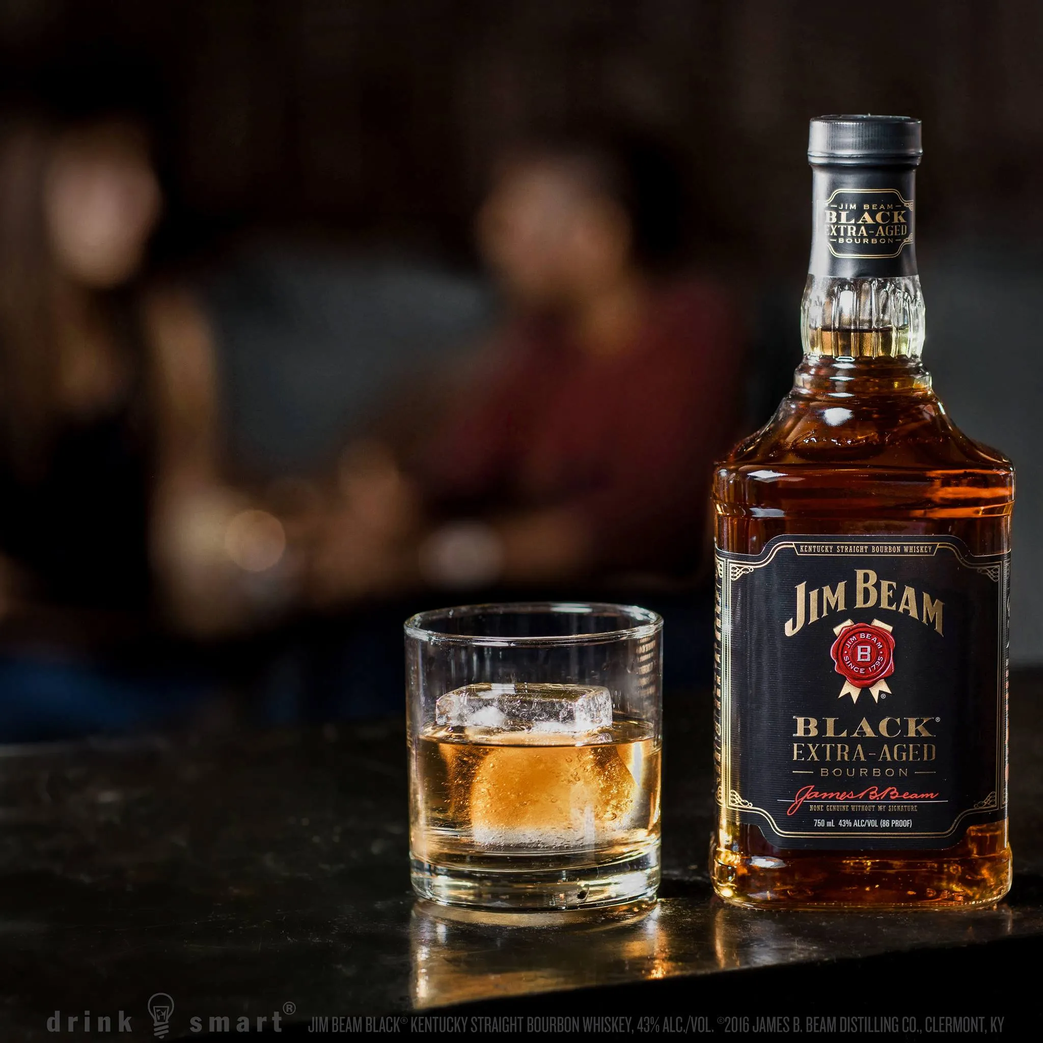 Jim Beam - Black - Bourbon Whiskey - 700ml
