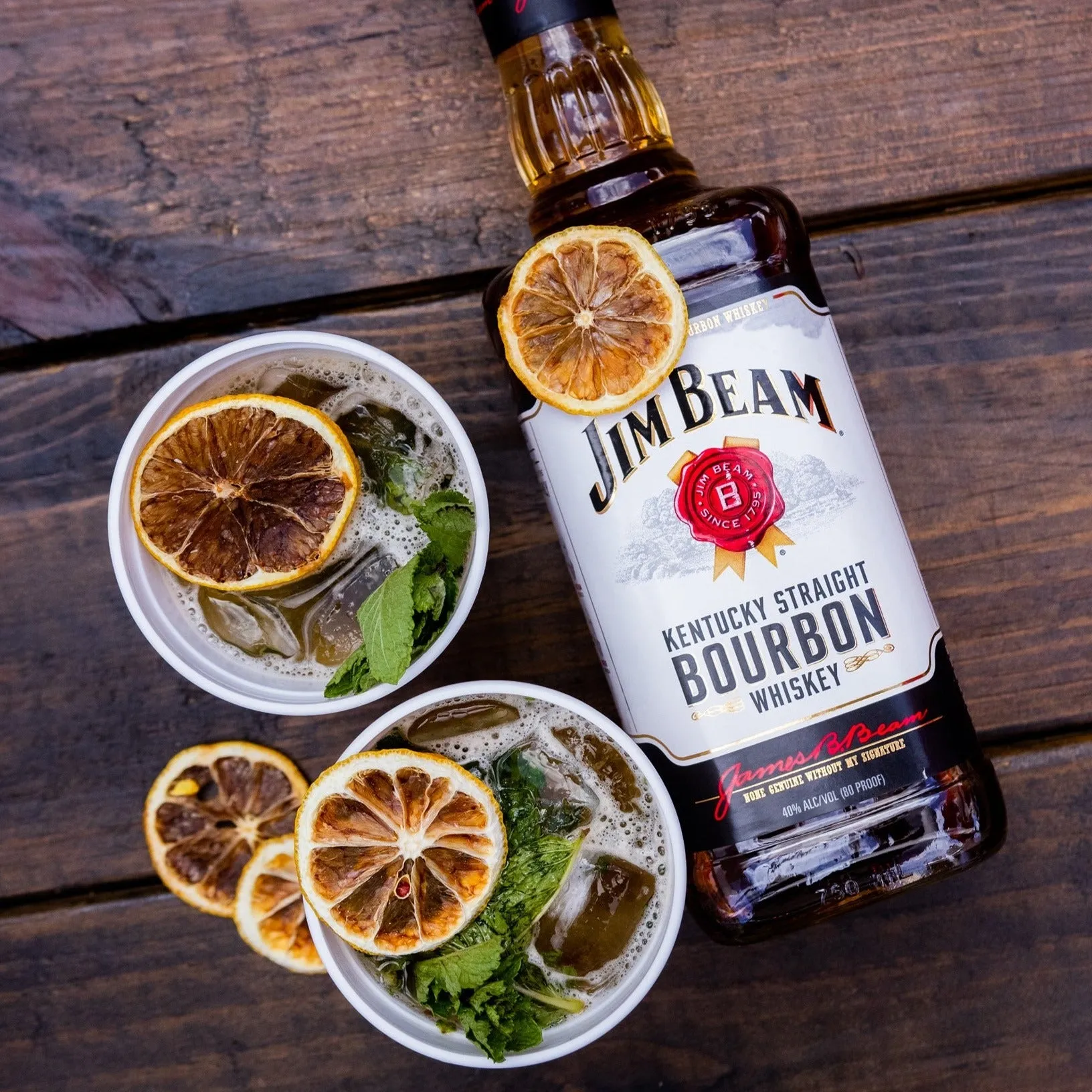 Jim Beam - White - Bourbon Whiskey - 750ml