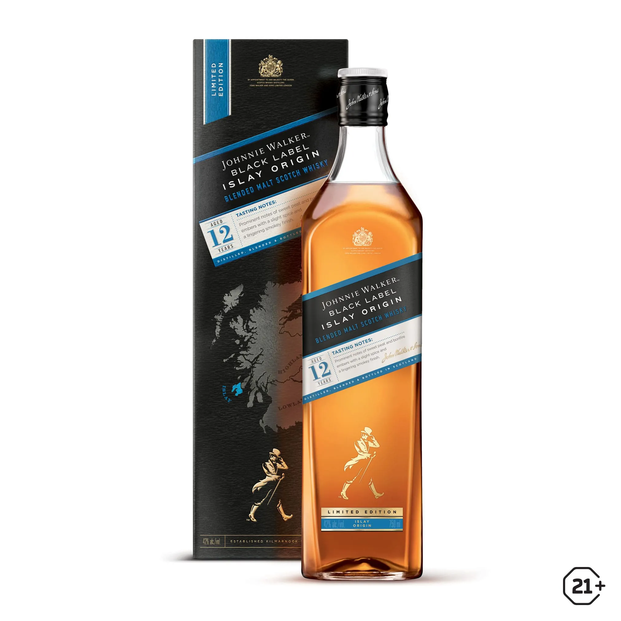 Johnnie Walker - Black Label - Islay Origin - Blended Whisky - 700ml