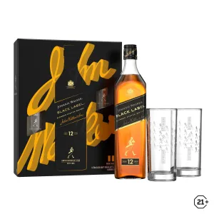 Johnnie Walker - Black Label - Limited Edition Gift Box - Blended Whisky - 700ml