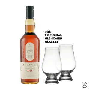 Lagavulin 16 yrs Malt 700ml   Glencairn Glass 2pcs