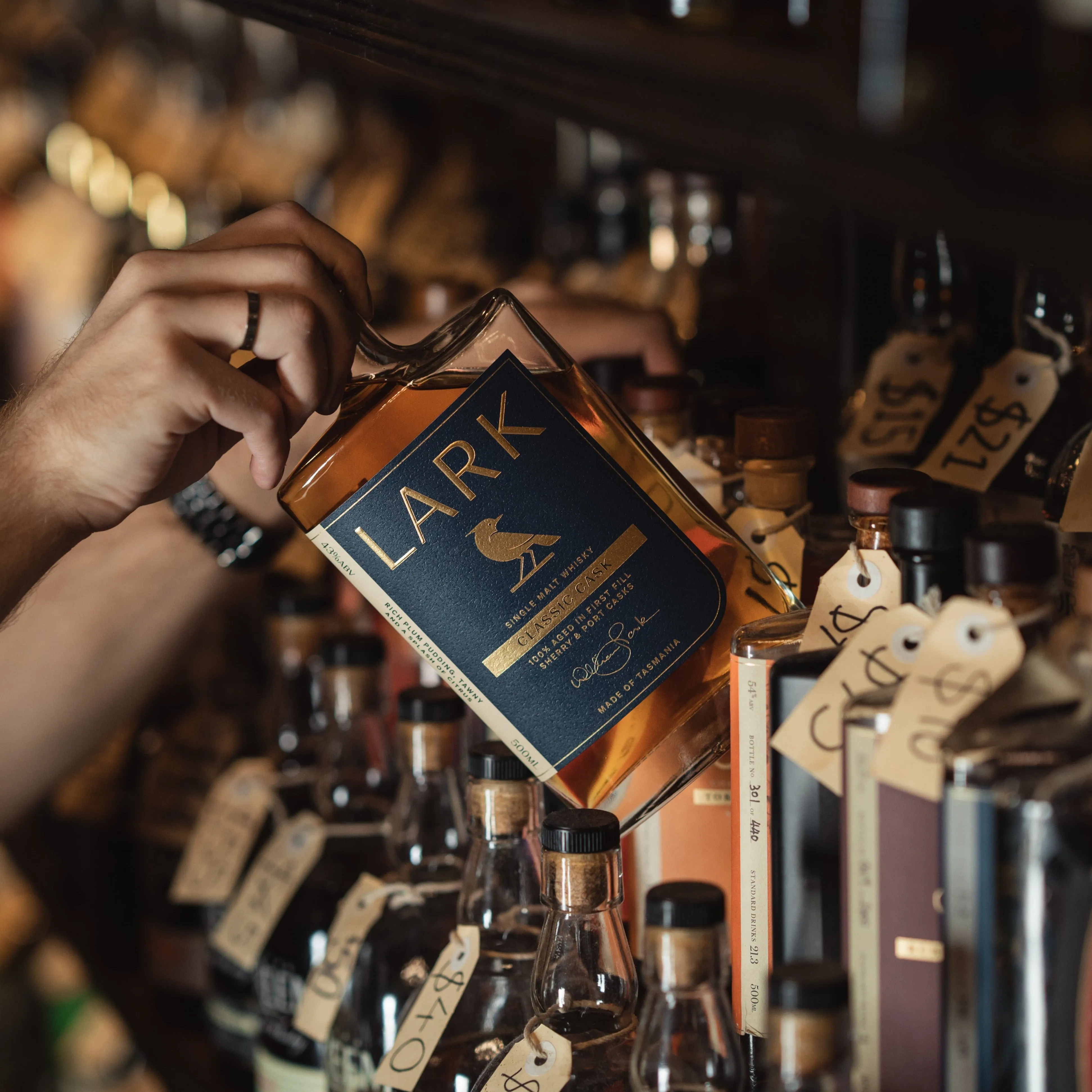 Lark - Classic Cask - Single Malt Whisky - 500ml