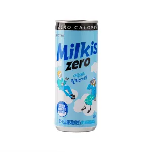 LOTTE Milkis - Zero (Milk Carbonated Soft Drink) [Can]  (250mL)