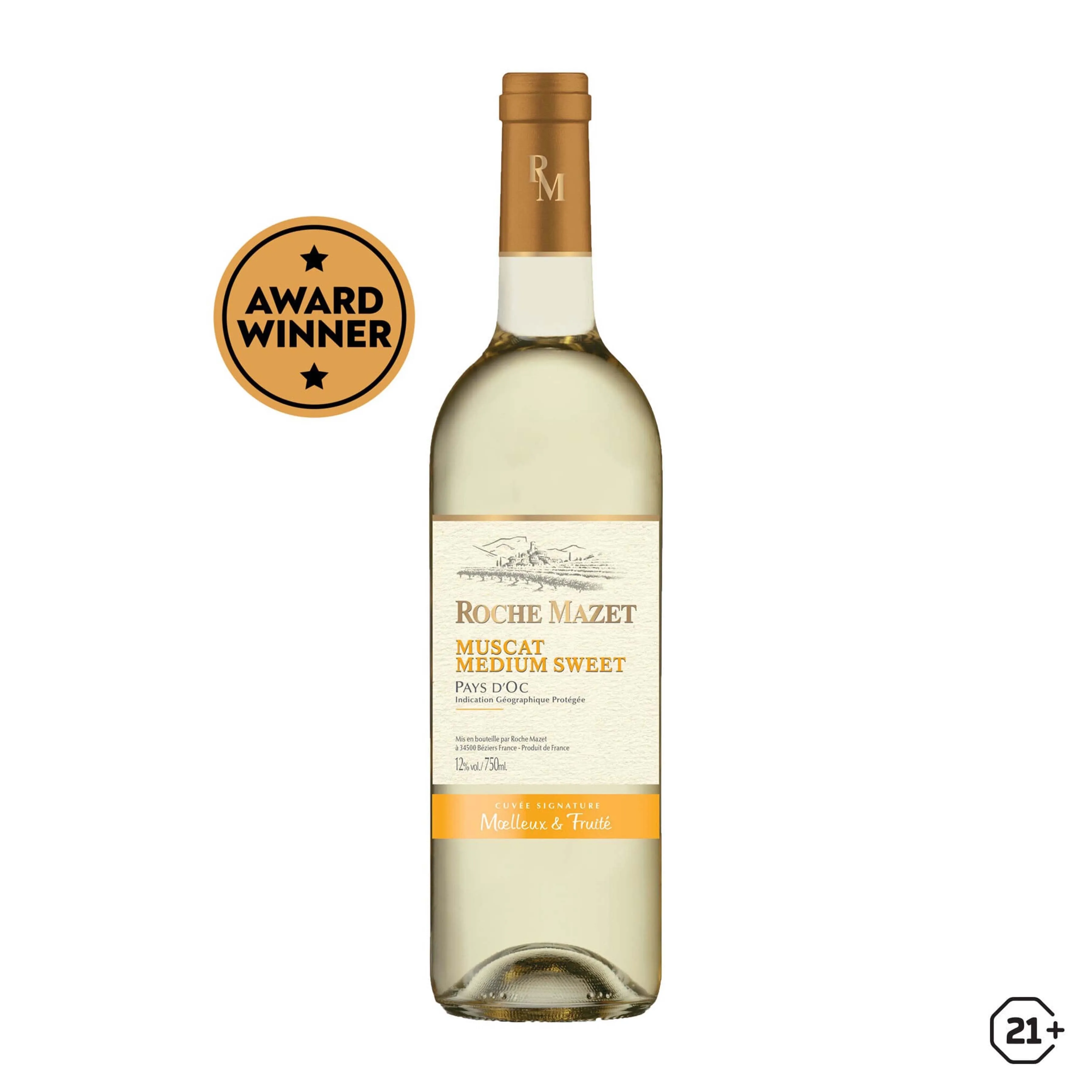 Roche Mazet - Muscat Moelleux - Muscat Blanc - 750ml