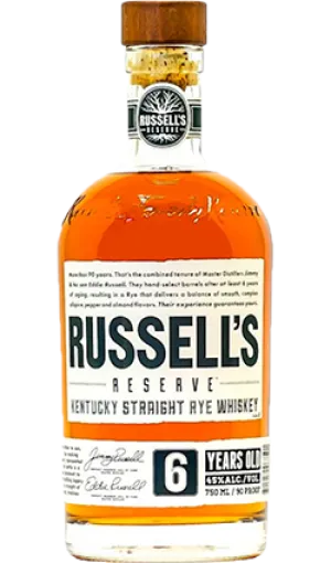 Russell's Reserve 6YO Straight Rye Whisky 750ml