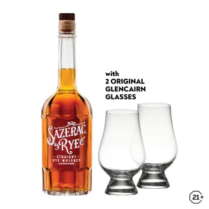 Sazerac Rye 750ml   Glencairn Glass 2pcs