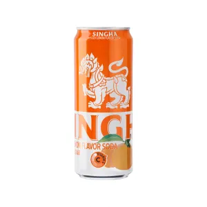 SINGHA Yuzu Lemon Flavor Soda - Zero Sugar [Can]  (330mL)