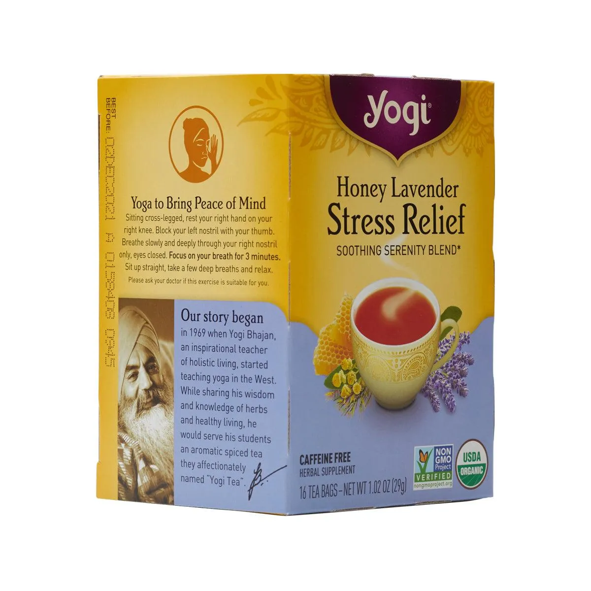 YOGI TEA Honey Lavender Stress Relief Tea Bag  (29g)